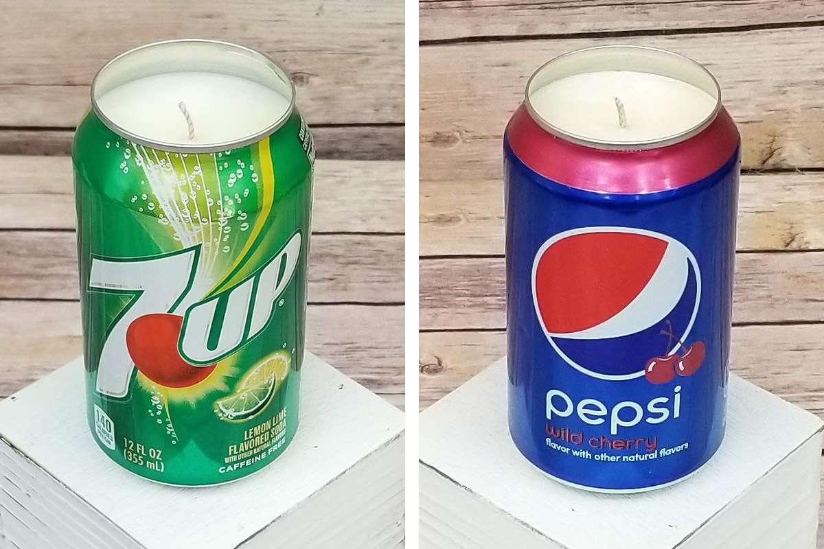 Candele profumate Bibite (7up e Pepsi)