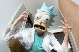 Maschera di Rick Sanchez da stampare Maschera di Rick Sanchez da stampare