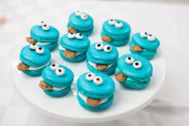 Macaron Cookie Monster Macaron Cookie Monster