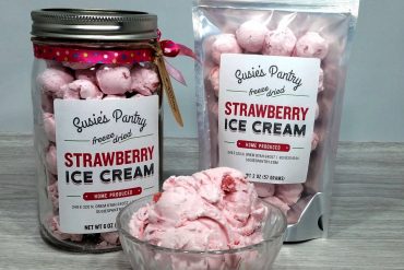 Palline di gelato secco