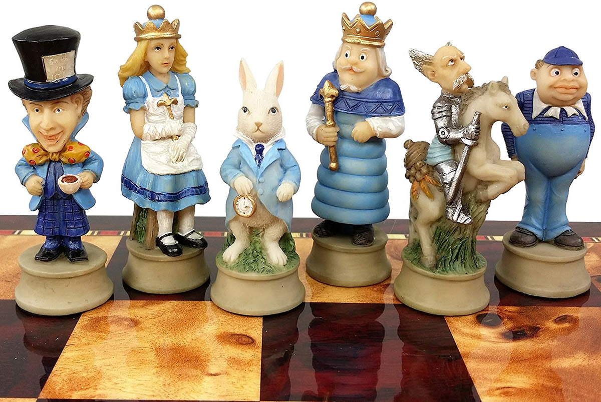 Scacchi Alice nel Paese delle Meraviglie