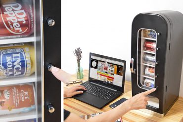 Dispenser di lattine da scrivania