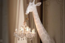 Giraffa lampadario da parete Giraffa lampadario da parete