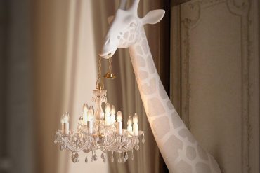 Giraffa lampadario da parete