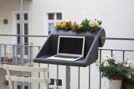 Tavolino da lavoro da balcone Tavolino da lavoro da balcone