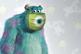 Mascherine Pixar Mascherina Monsters & Co.