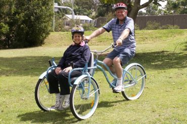 Bicicletta-sedia a rotelle