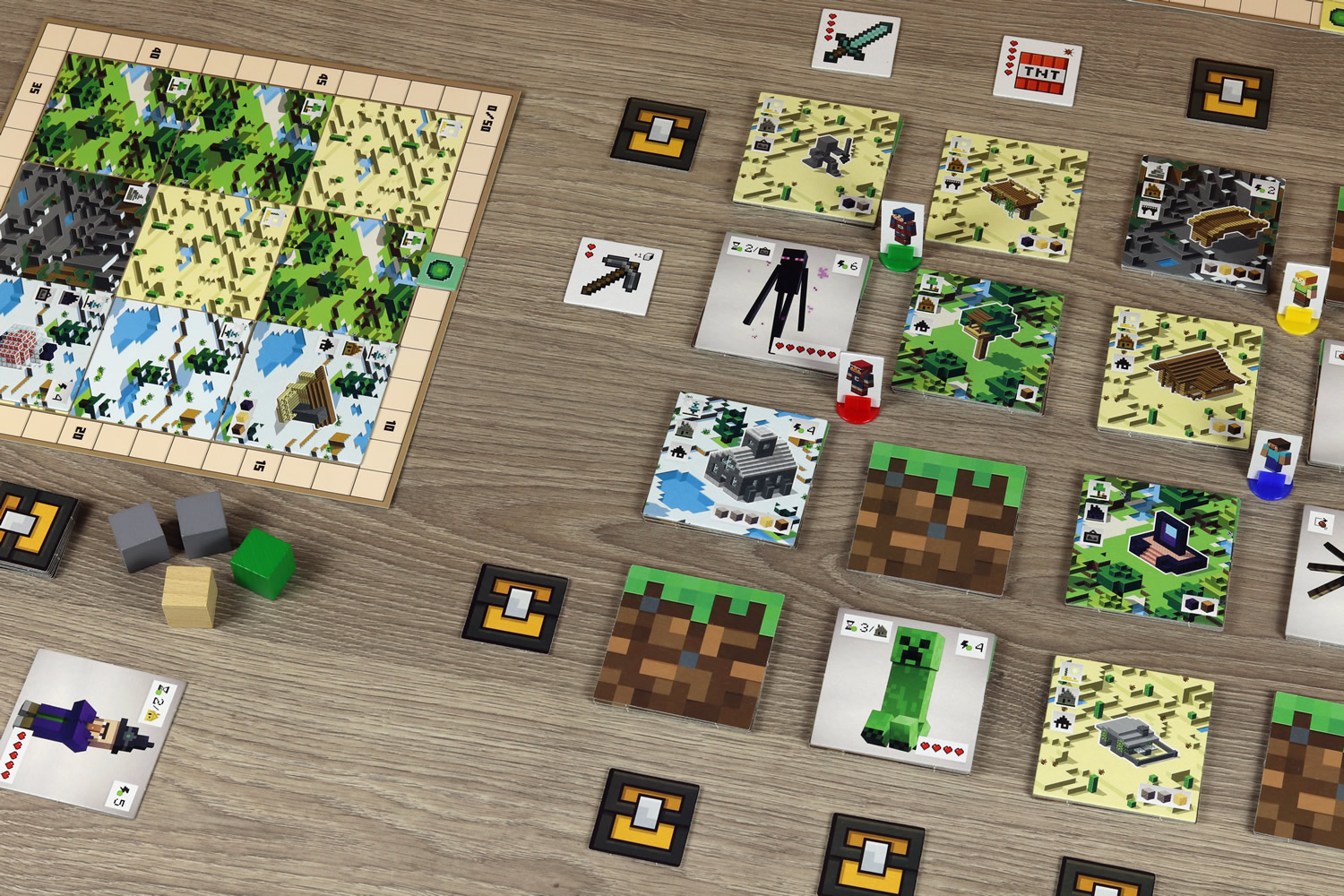 Minecraft: gioco da tavolo - Partita