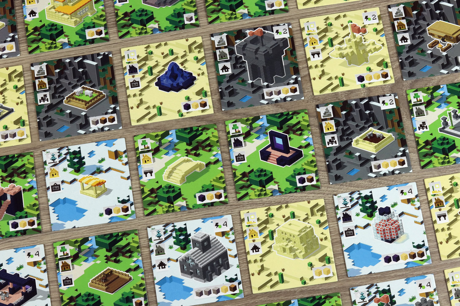 Minecraft il gioco da tavolo - Tessere edificio