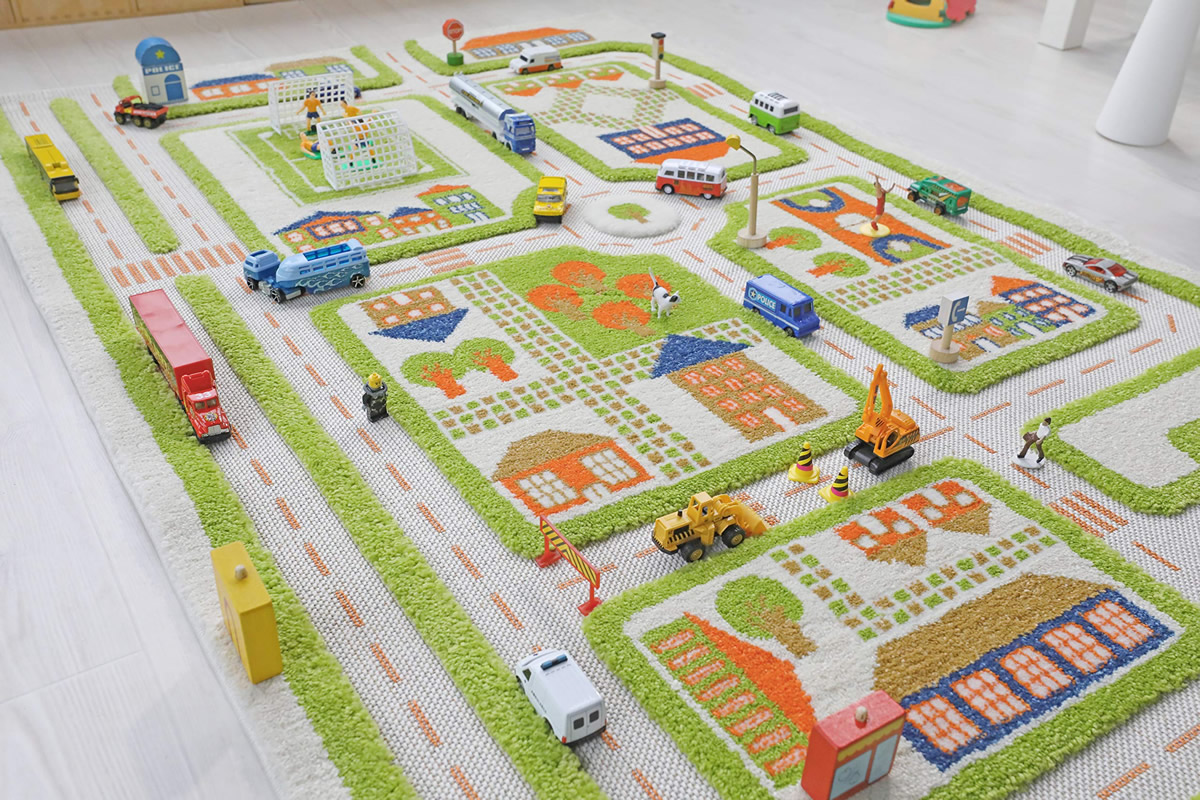 Tappeto Città 3D