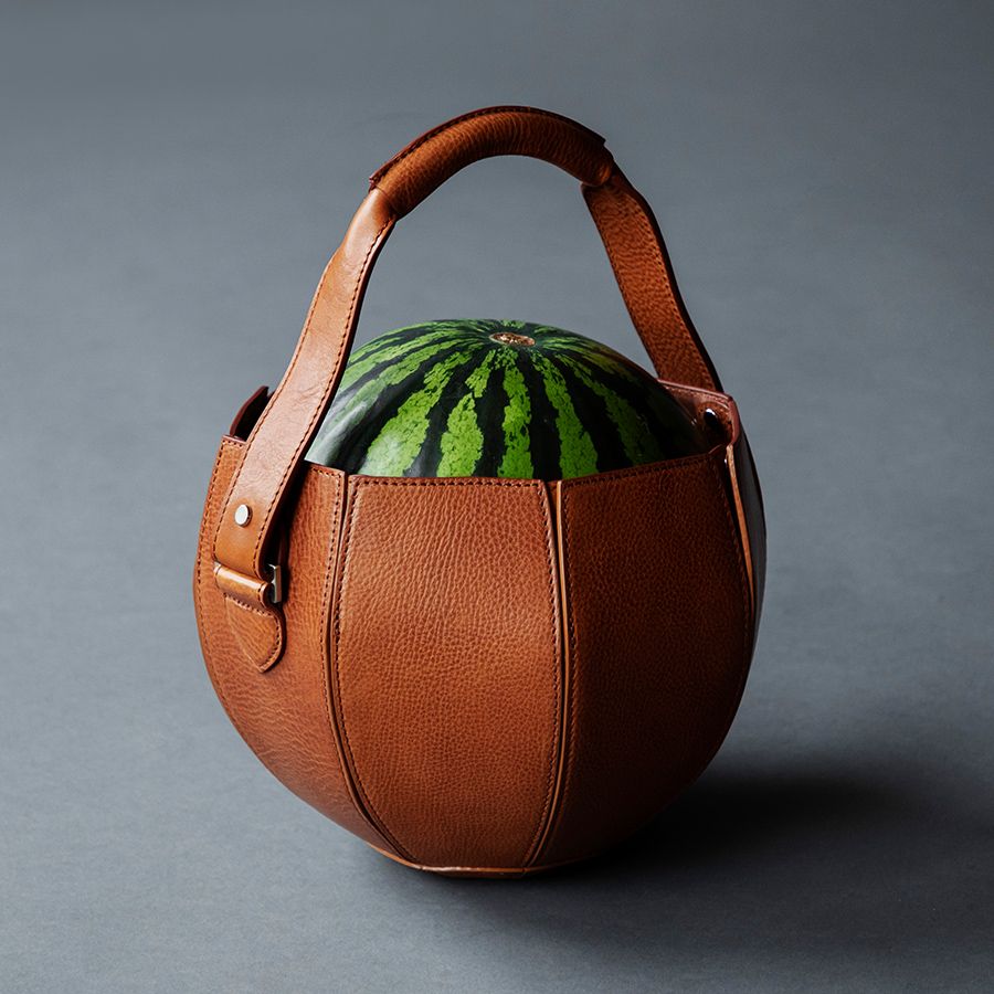 Borsa in pelle porta anguria