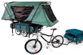 Carrello tenda per biciclette Carrello tenda per biciclette