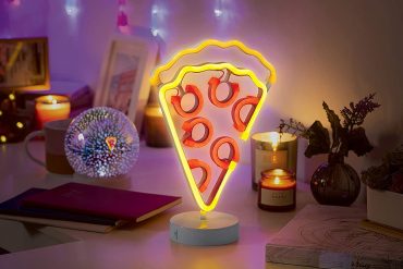 Pizza al neon