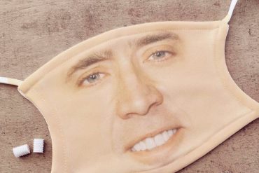 Mascherina Nicolas Cage