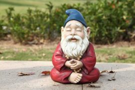 Nano da giardino meditabondo Nano da giardino Zen