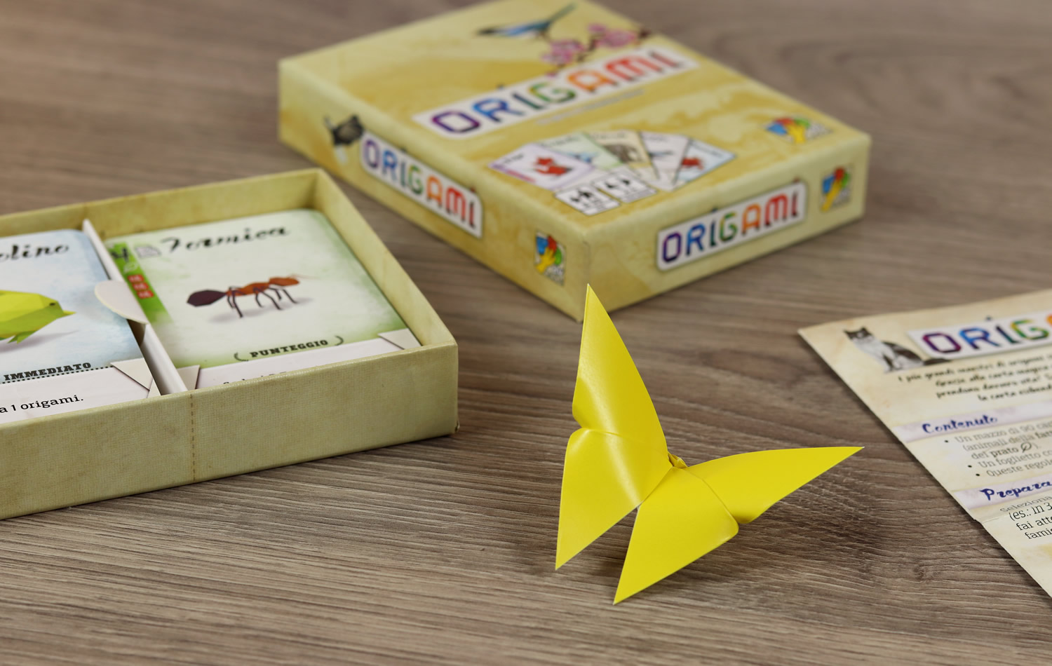 Origami, contenuto confezione
