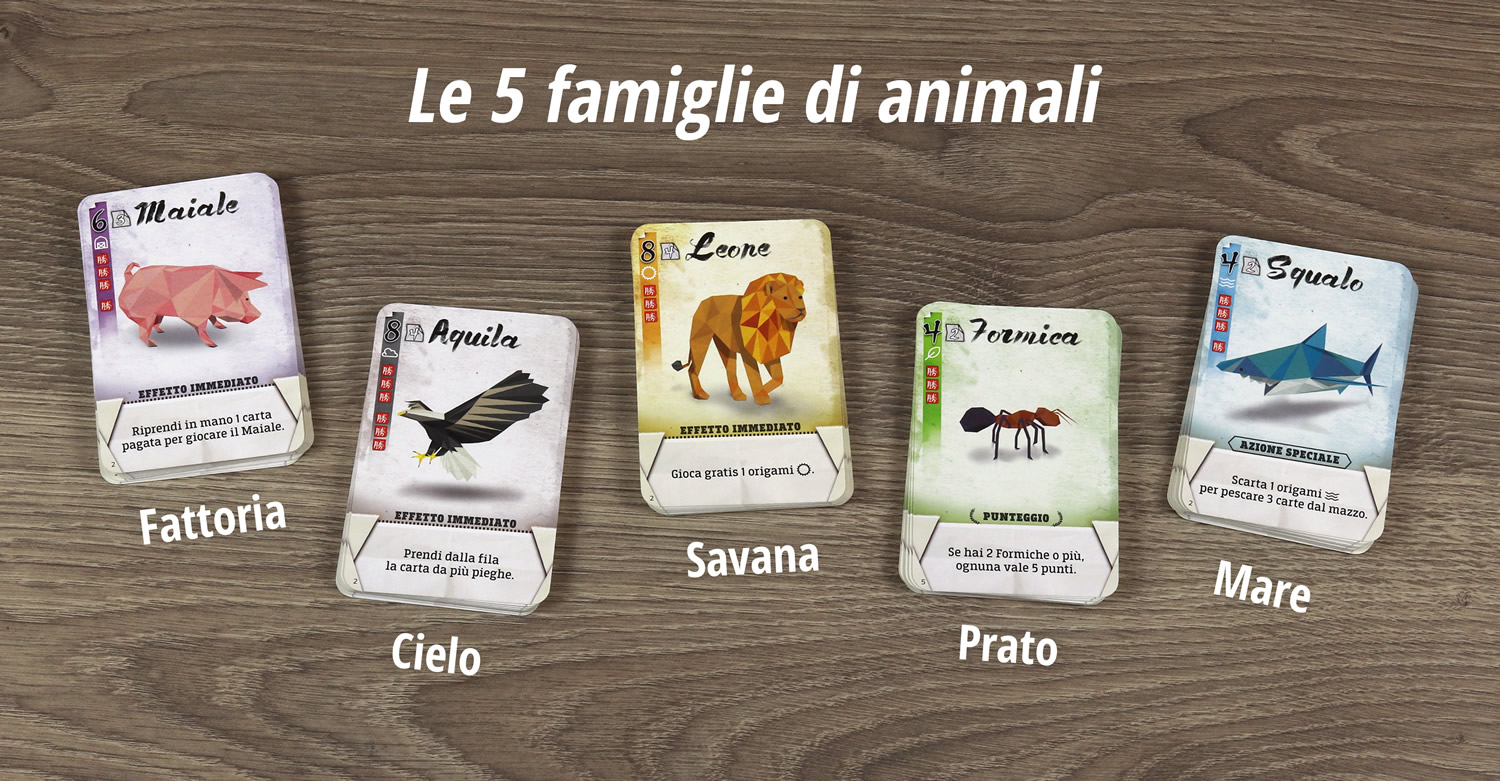 Origami, le 5 famiglie di animali