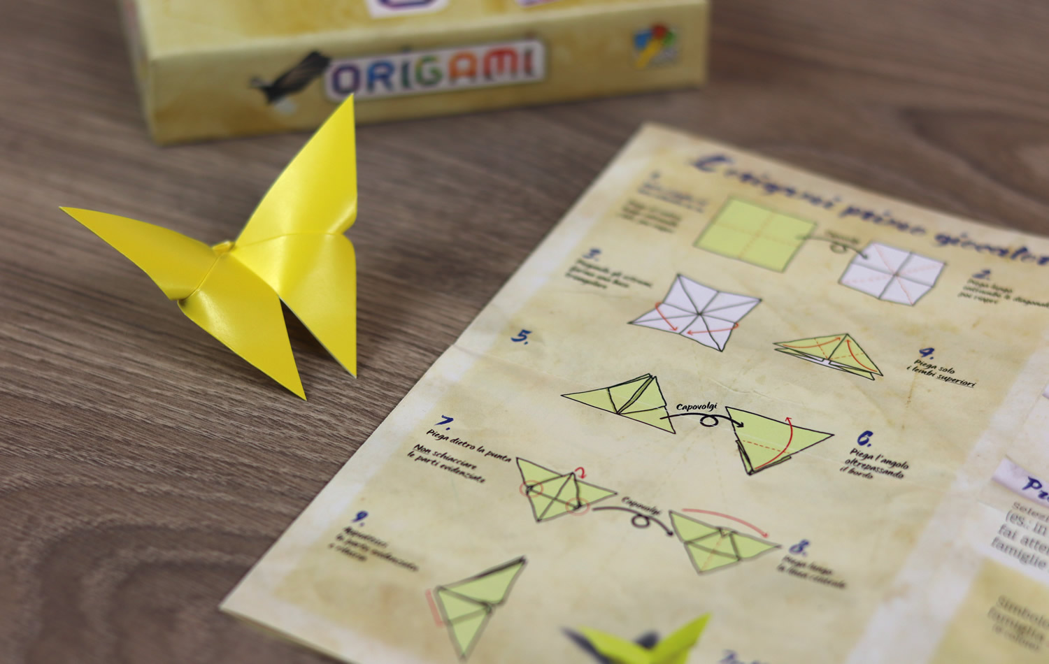 Origami, il segnalino primo giocatore