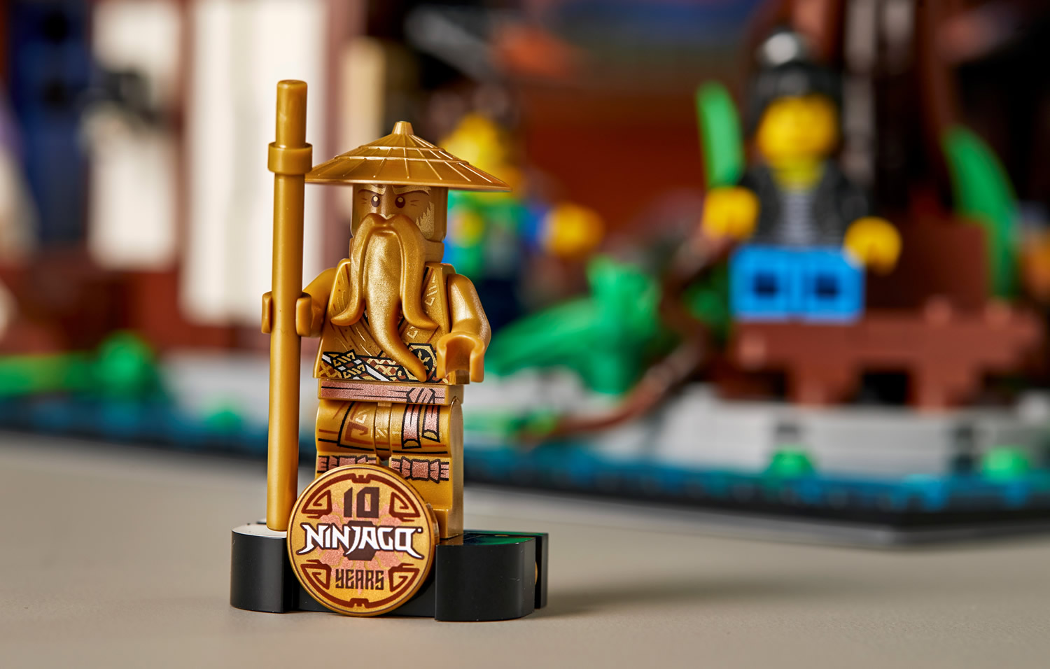 LEGO Ninjago - Minifigure di Wu Legacy dorata da collezione