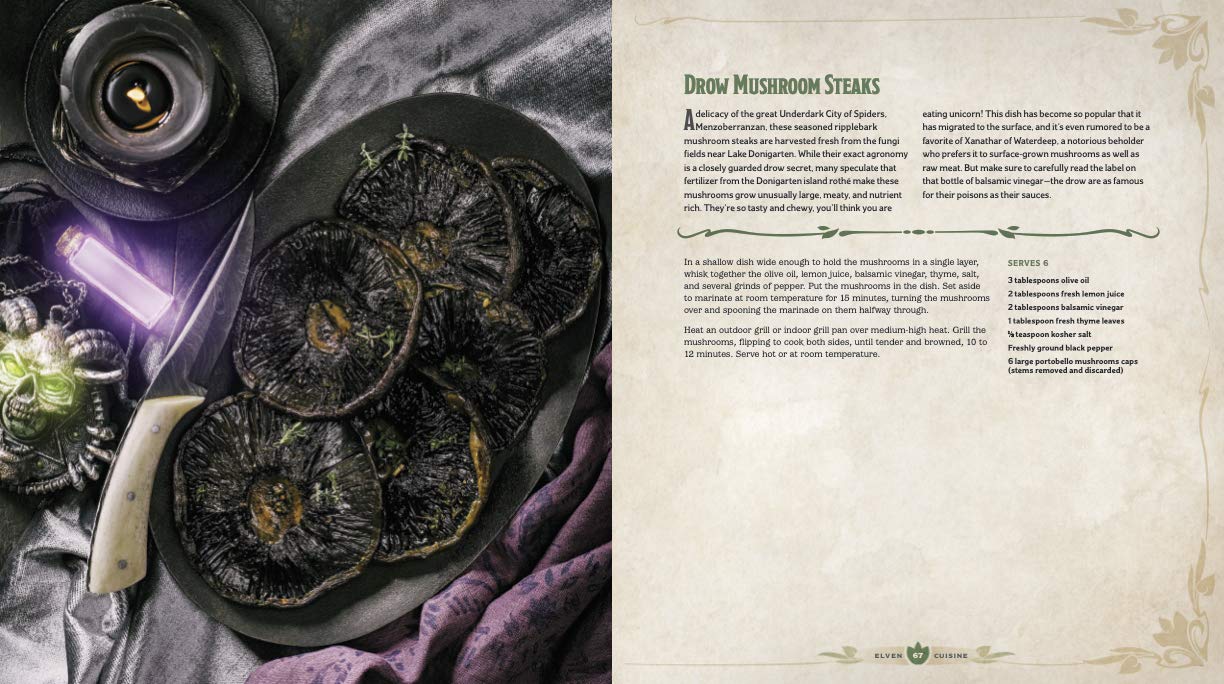 Libro di cucina Dungeons & Dragons - Bastoncini di funghi Drow