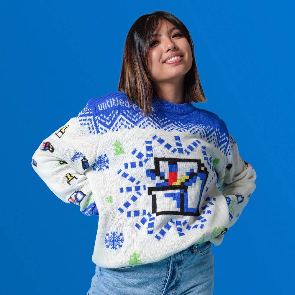 Maglione natalizio Paint