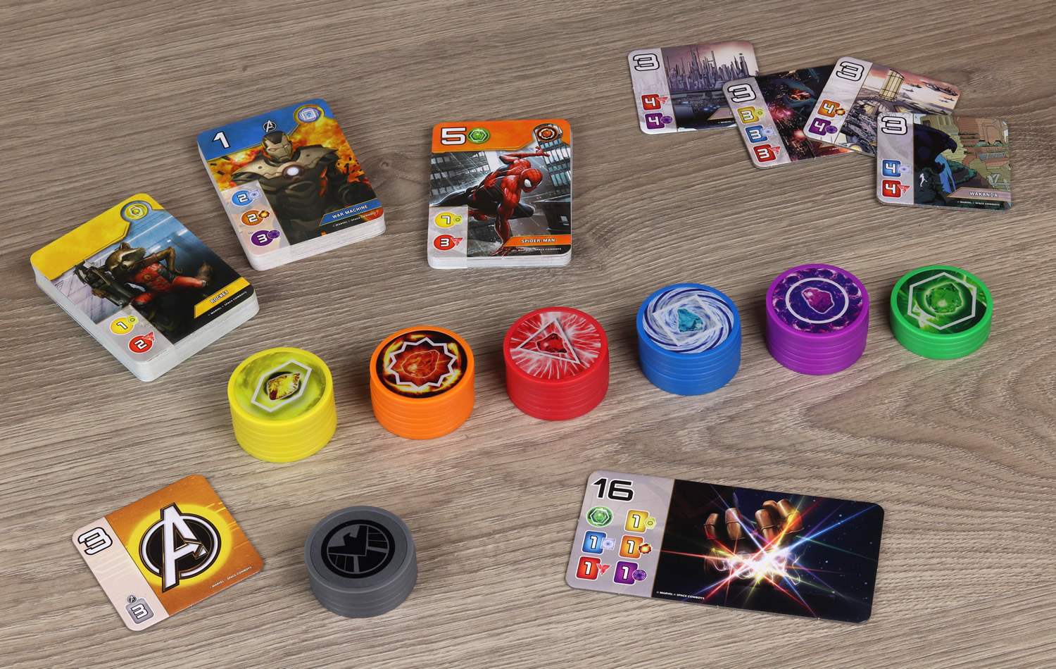Splendor Marvel - Contenuto della confezione