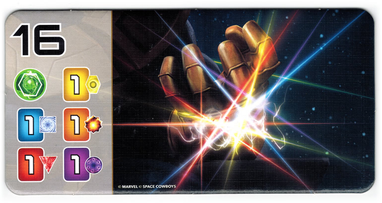 Splendor Marvel - Tessera Guanto dell'Infinito