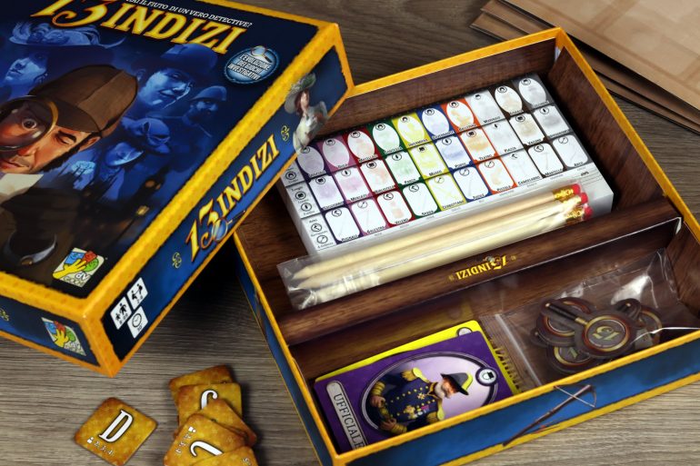 13 Indizi - Contenuto scatola