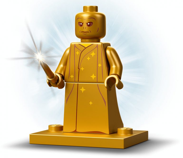 Minifigure LEGO Voldemort dorato