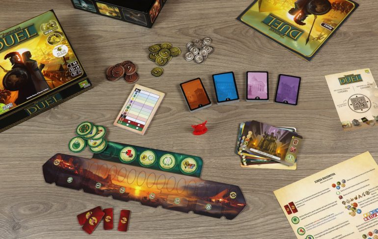 7 Wonders Duel (componenti)