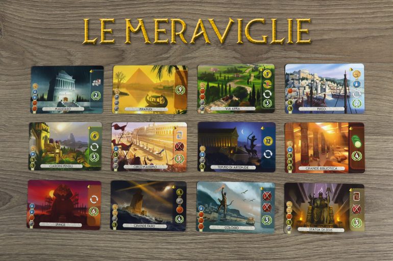 7 Wonders Duel - Le Meraviglie