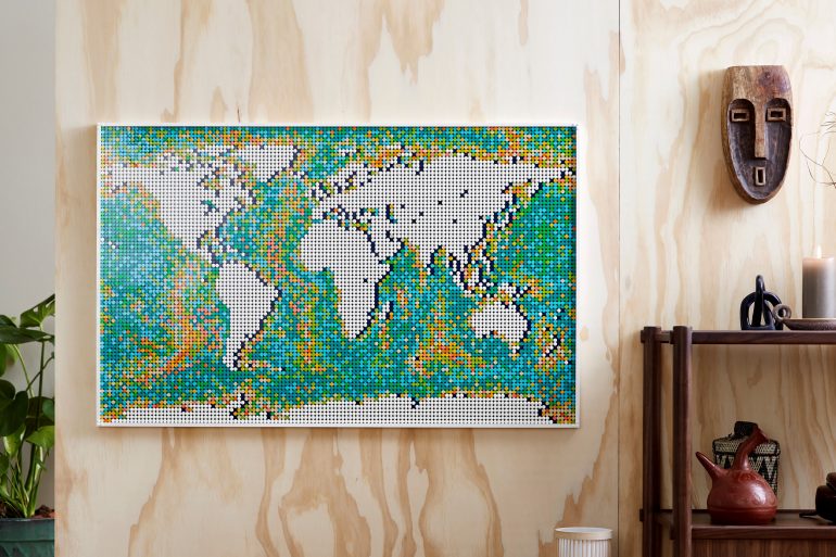 Mappa del Mondo LEGO