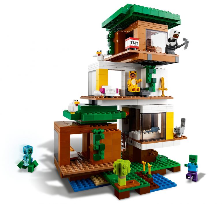Casa sull'albero moderna LEGO Minecraft