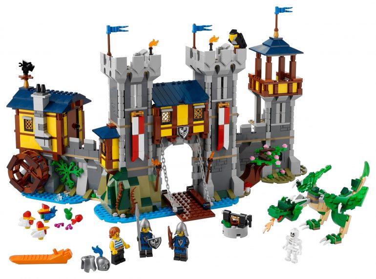 Castello medievale LEGO (retro)