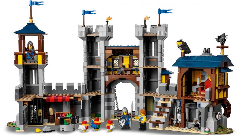 Castello medievale LEGO (retro)