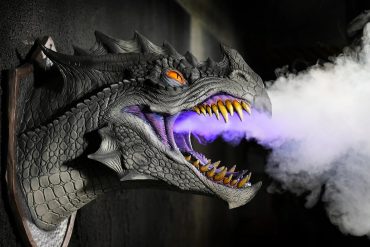 Drago sputa nebbia