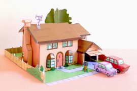 Casa dei Simpson di carta Casa dei Simpson di carta