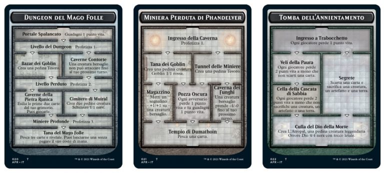 Forgotten Realms - Carte Dungeon