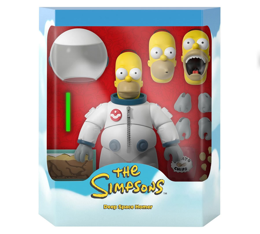 Action Figure Homer Astronauta (scatola)