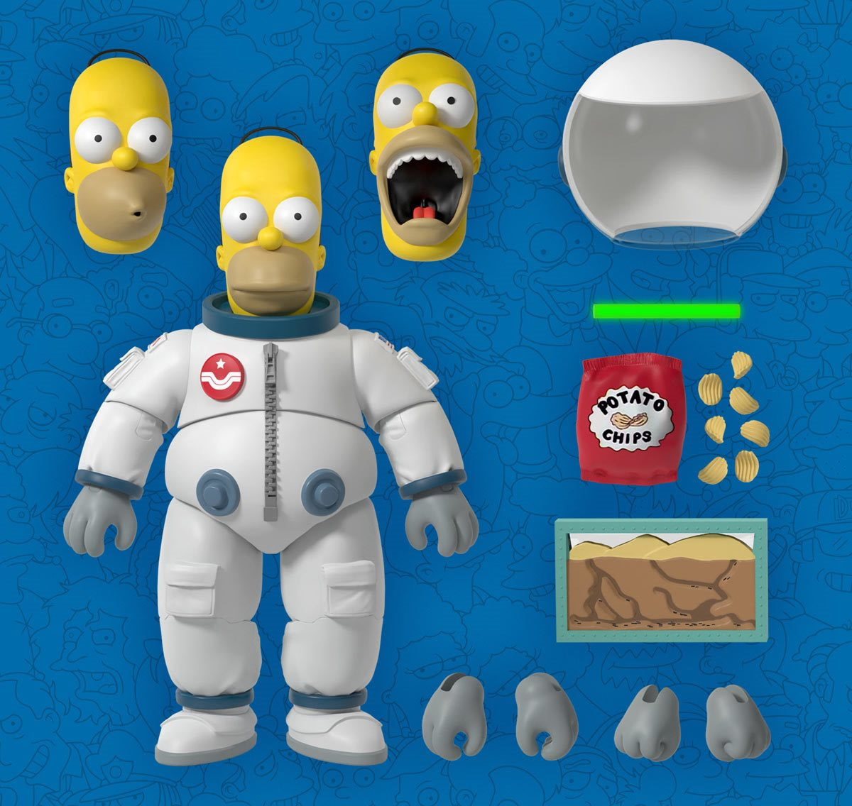 Action Figure Homer Astronauta (pezzi)