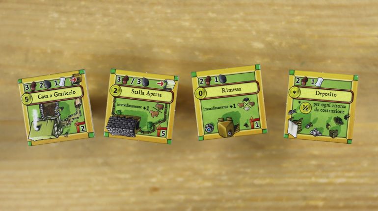 Agricola - Tutte le creature grandi e piccole (edifici base)