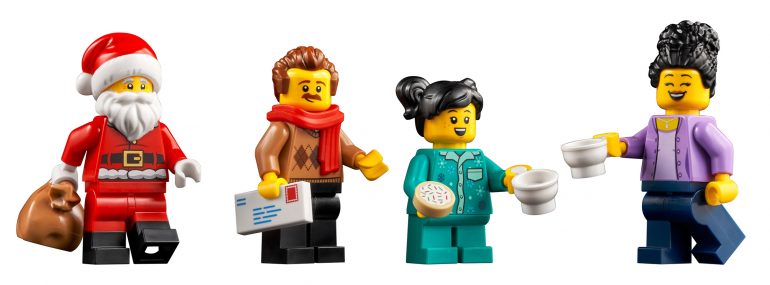 La visita di Babbo Natale LEGO (minifigure)