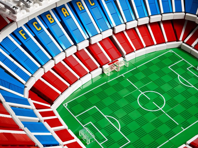LEGO Stadio Camp Nou (dettaglio campo)