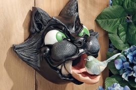 Gatto mangiatoria per uccelli Gatto mangiatoria per uccelli