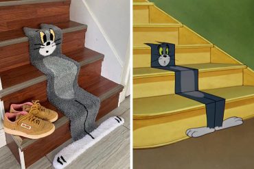 Tappeto per scale Tom e Jerry