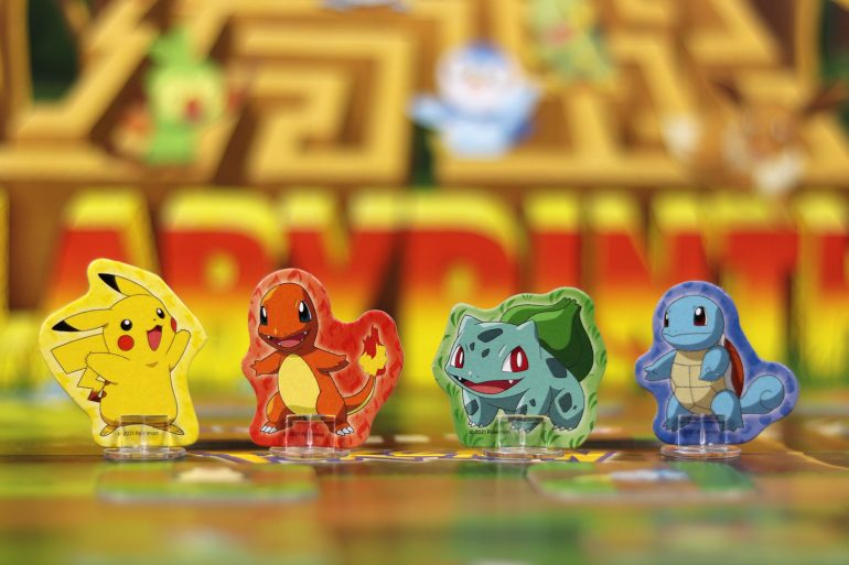 Labyrinth Pokemon (Pikachu, Charmender, Bulbasaur e Squirtle)