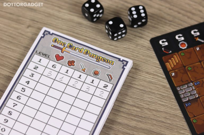 One Card Dungeon (blocchetto salvataggio)