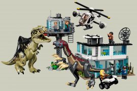 LEGO Jurassic World Dominion LEGO L’attacco del Giganotosauro e del Terizinosauro