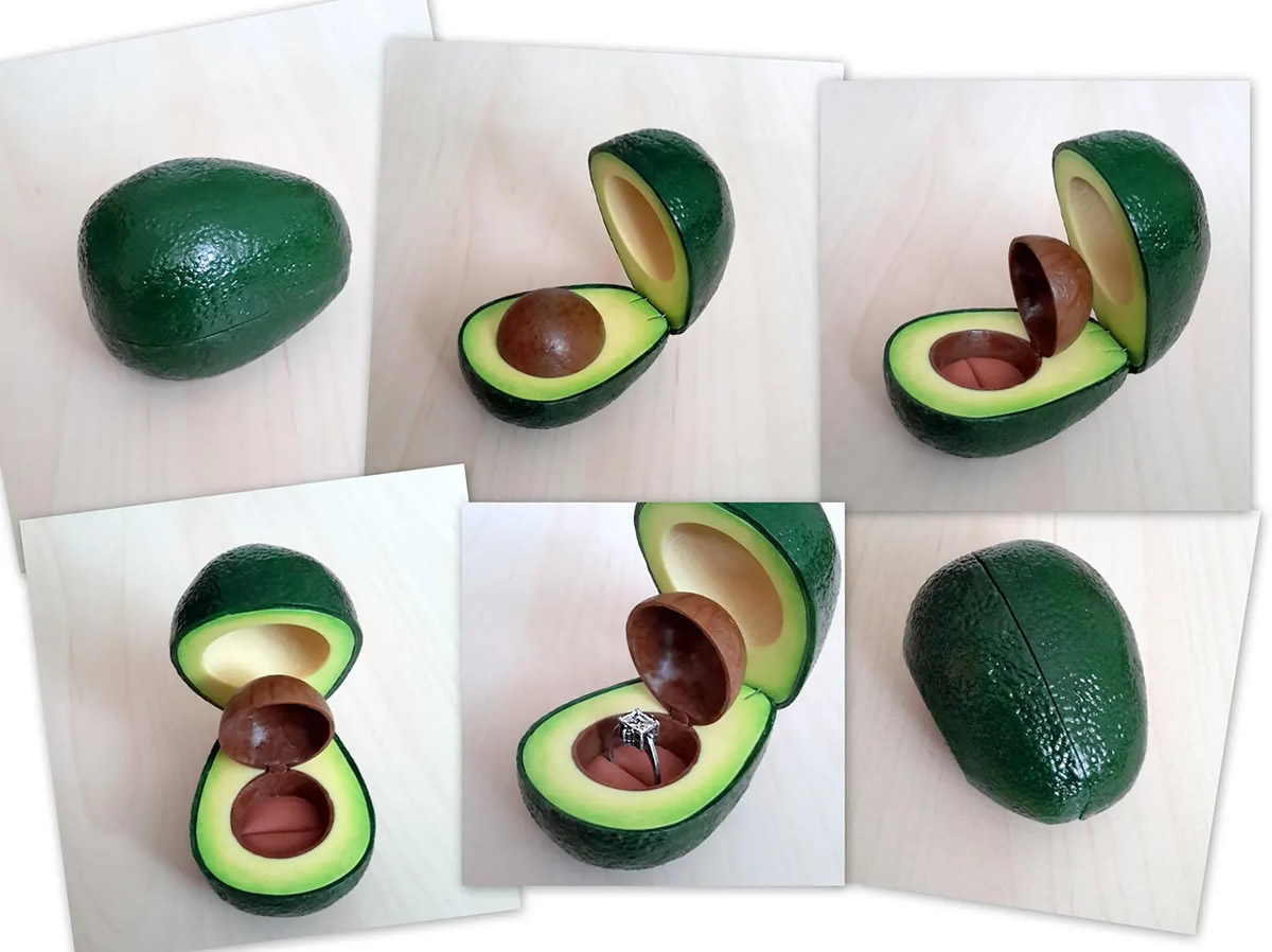 Avocado porta anello