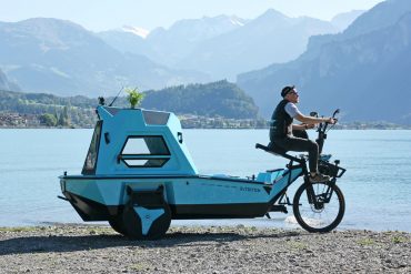 E-bike anfibia con camper
